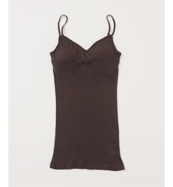 EMILYWEEK「シルクテレコリブブラキャミソール」|インナー|