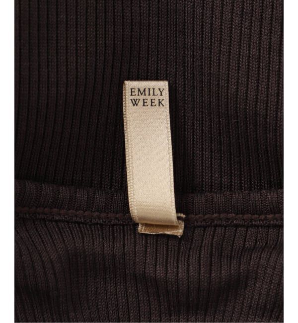 EMILYWEEK「シルクテレコリブブラキャミソール」|インナー|