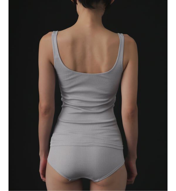 EMILYWEEK「シルクテレコリブブラタンクトップ」|インナー|