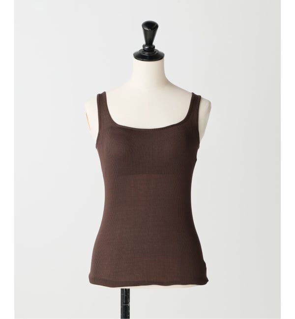 EMILYWEEK「シルクテレコリブブラタンクトップ」|インナー|