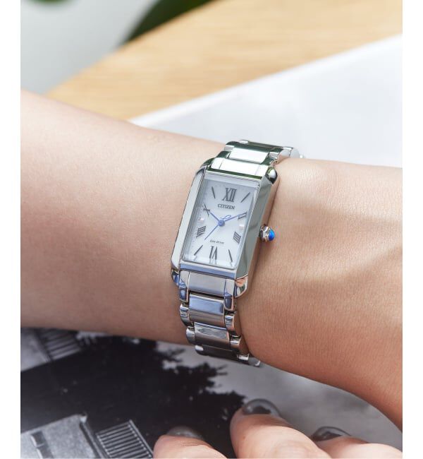 HIROB「CITIZEN L SQUARE Collection EW5620-55A Silver」|腕時計|