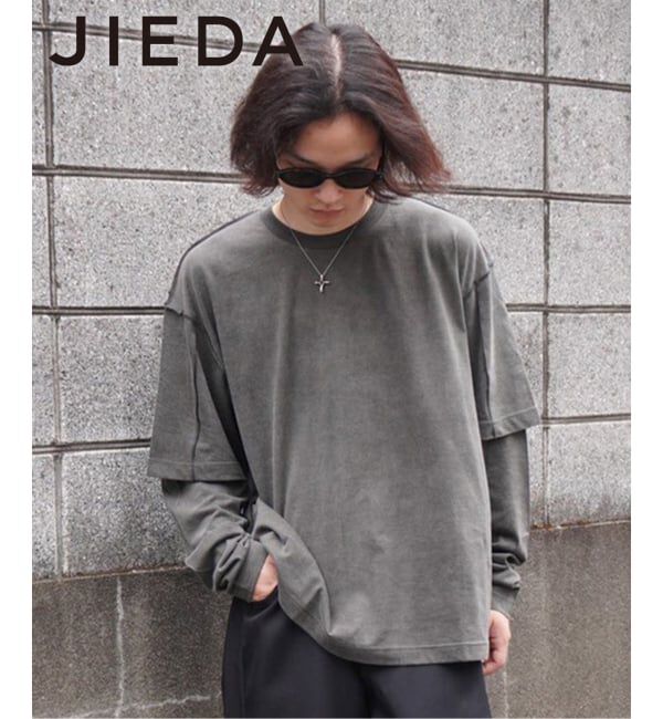 JOINT WORKS「JIEDA /ジエダPIGMENT LAYERED L/S」|Tシャツ・カットソー|ブラック