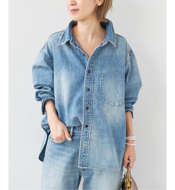 Plage「《追加》les Tendre DENIM シャツ2」|シャツ・ブラウス|サックスブルー