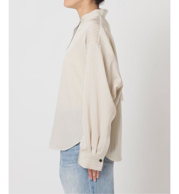 Plage「Pin stripeバンドカラーシャツ」|シャツ・ブラウス|