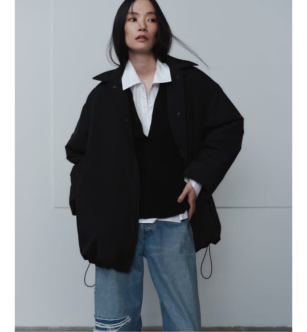Plage「《WEB限定追加》撥水tailored puff コート 3」|その他|