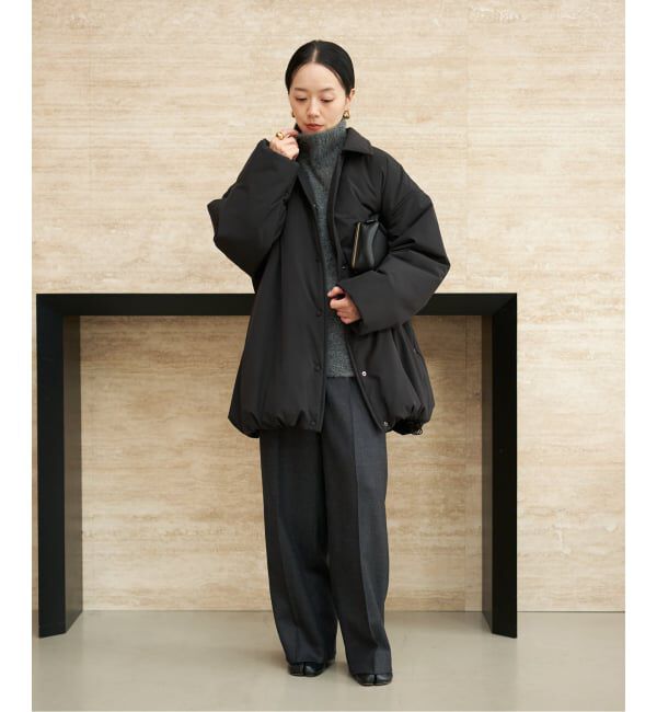 Plage「《WEB限定追加》撥水tailored puff コート 3」|その他|