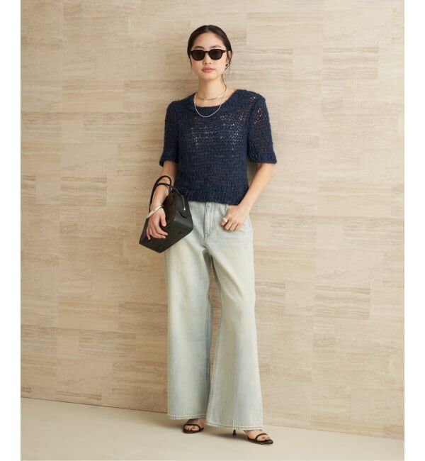 Plage「ISOBEL CLEO / イザベルクリオ SILK THE CLASSIC TEE ニット」|ニット・セーター|