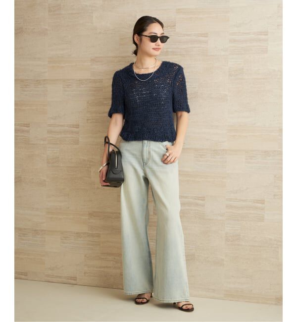 Plage「ISOBEL CLEO / イザベルクリオ SILK THE CLASSIC TEE ニット」|ニット・セーター|