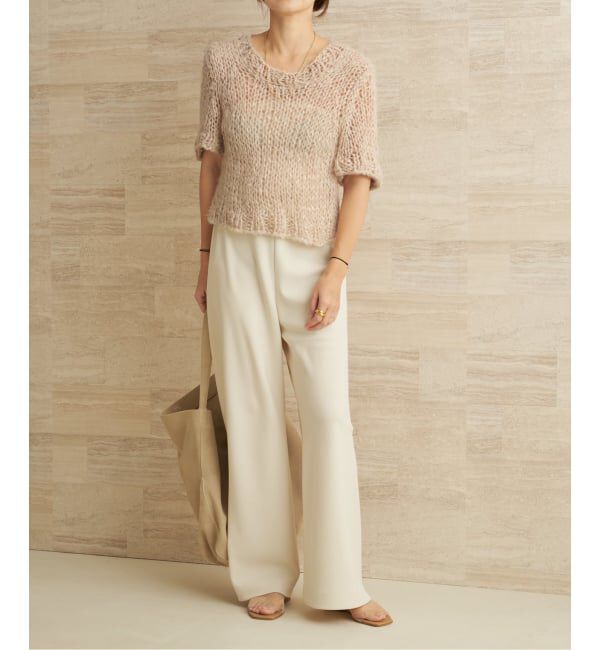 Plage「ISOBEL CLEO / イザベルクリオ SILK THE CLASSIC TEE ニット」|ニット・セーター|