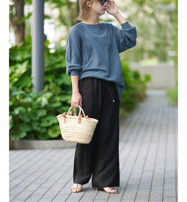 IENA LA BOUCLE「IENA LA BOUCLE リネンブロードイージーパンツ」|その他|