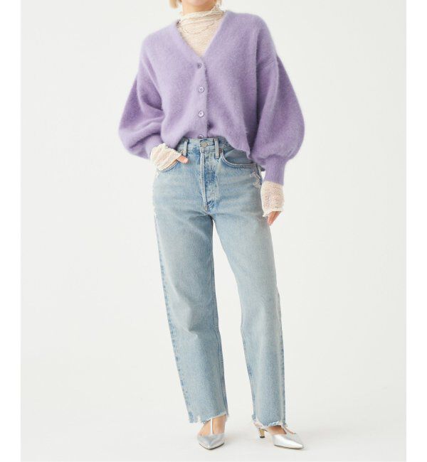 IENA LA BOUCLE「IENA LA BOUCLE ファーニットカーディガン」|カーディガン|