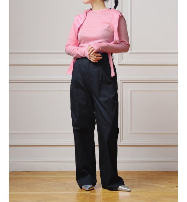 IENA LA BOUCLE「IENA LA BOUCLE シアーフライスロングスリーブTシャツ」|Tシャツ・カットソー|