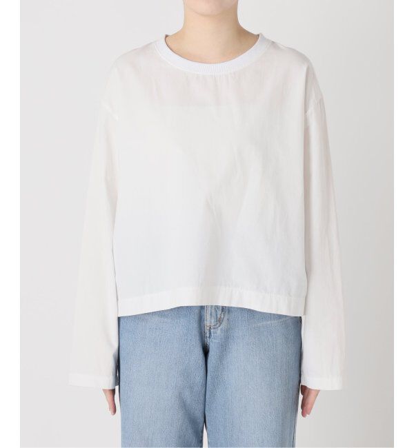 IENA「オーガニックコットンブロードTブラウス」|シャツ・ブラウス|