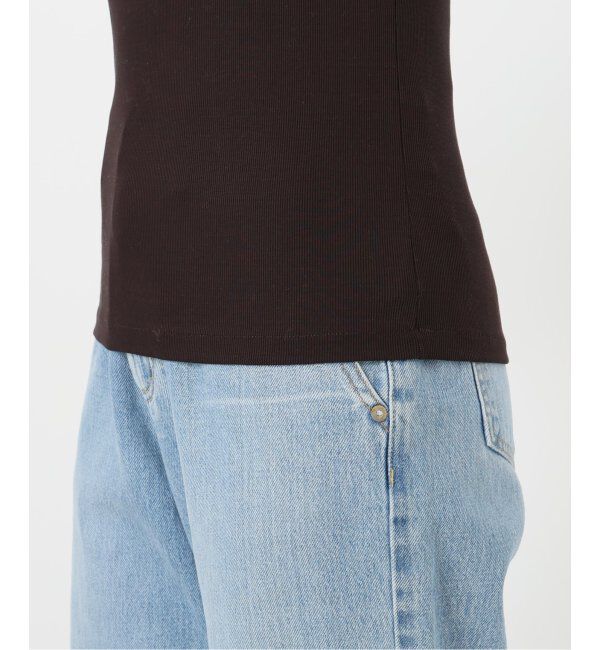 IENA LA BOUCLE「IENA LA BOUCLE ライトリブハーフスリーブプルオーバー」|Tシャツ・カットソー|