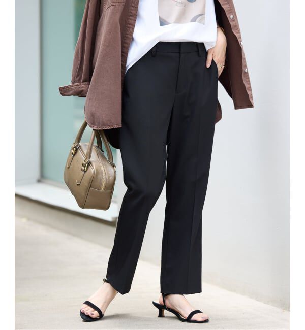 SLOBE IENA「《3サイズ展開/追加》スティックパンツ」|スラックス|