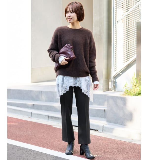 SLOBE IENA「《3サイズ展開/追加》スティックパンツ」|スラックス|