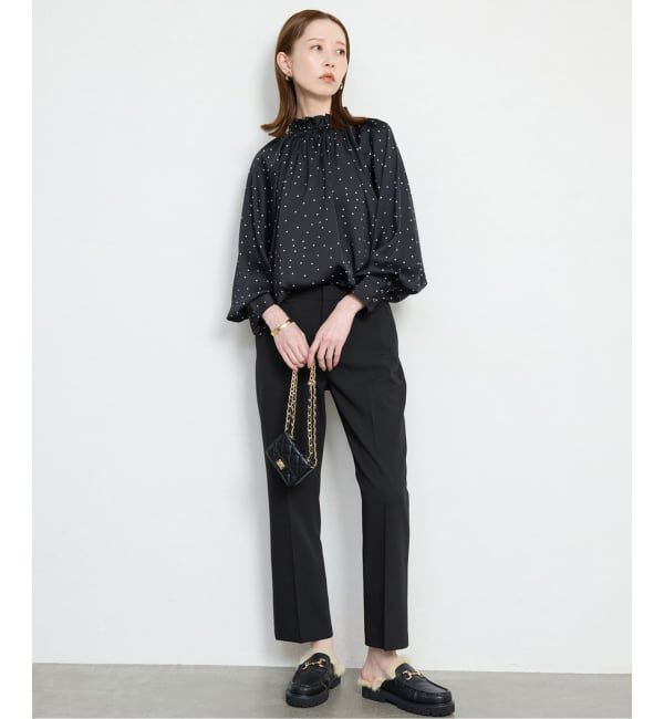 SLOBE IENA「《3サイズ展開/追加》スティックパンツ」|スラックス|