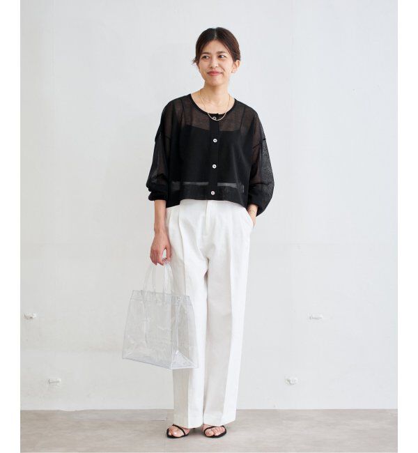 IENA「《追加2》FILMY COTTONカーディガン」|カーディガン|