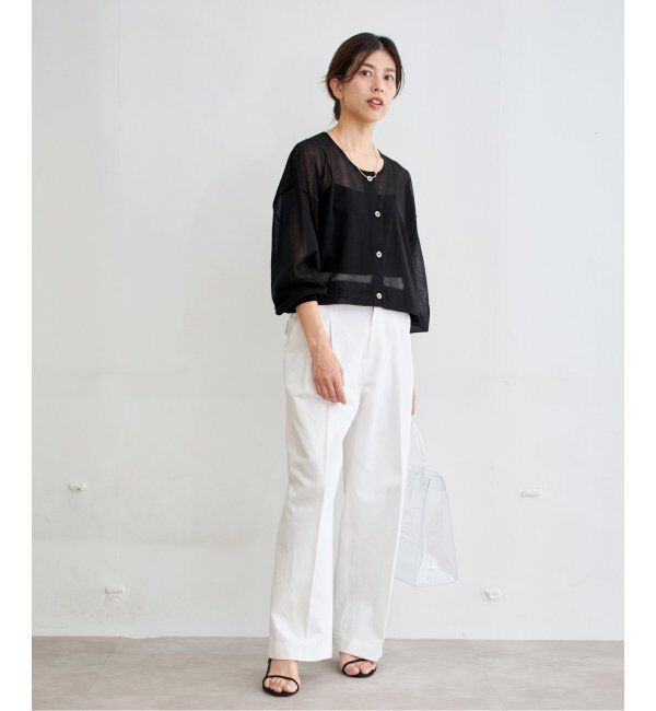 IENA「《追加2》FILMY COTTONカーディガン」|カーディガン|