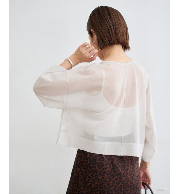 IENA「《追加2》FILMY COTTONカーディガン」|カーディガン|