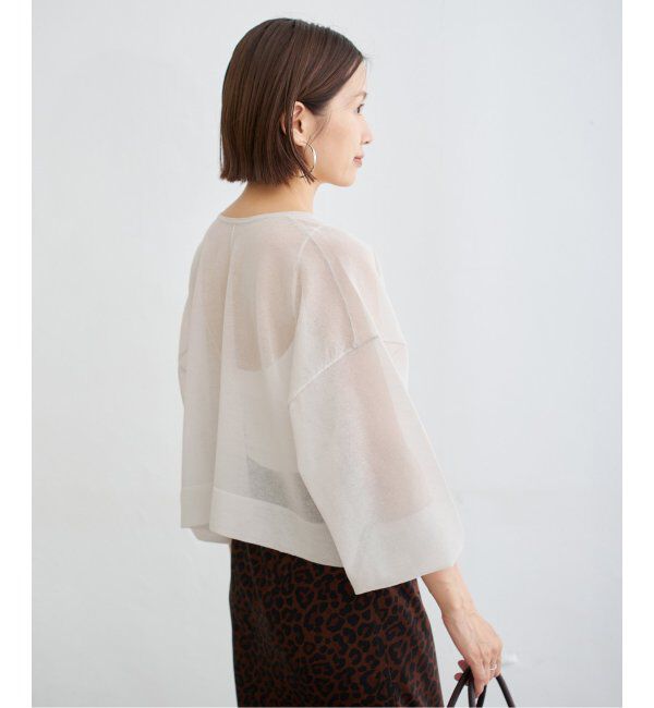 IENA「《追加2》FILMY COTTONカーディガン」|カーディガン|