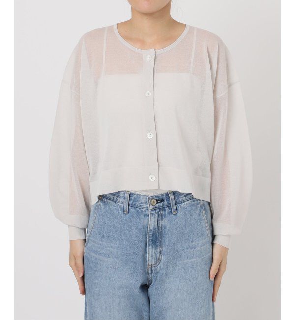 IENA「《追加2》FILMY COTTONカーディガン」|カーディガン|