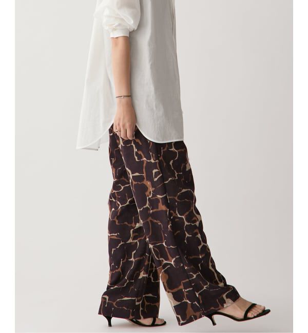 VERMEIL par iena「giraffe pattern ドロストパンツ」|その他|