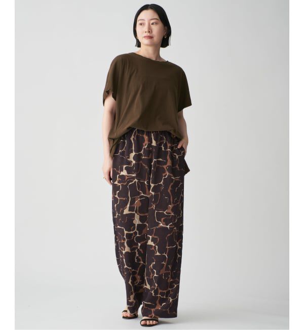 VERMEIL par iena「giraffe pattern ドロストパンツ」|その他|