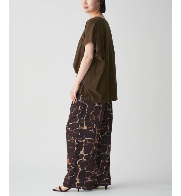 VERMEIL par iena「giraffe pattern ドロストパンツ」|その他|