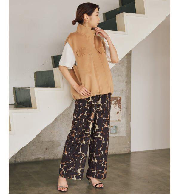 VERMEIL par iena「giraffe pattern ドロストパンツ」|その他|