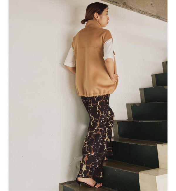 VERMEIL par iena「giraffe pattern ドロストパンツ」|その他|