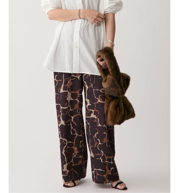 VERMEIL par iena「giraffe pattern ドロストパンツ」|その他|
