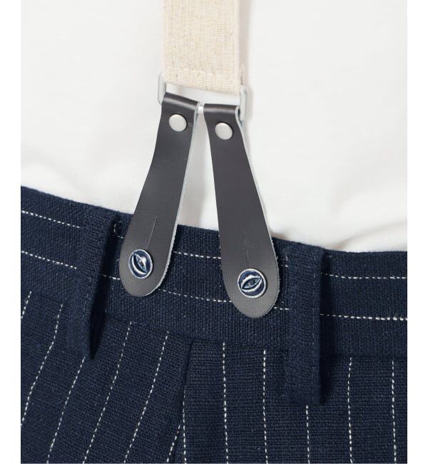IENA「リネンコンサスペンダーワーカーズスラックス」|スラックス|