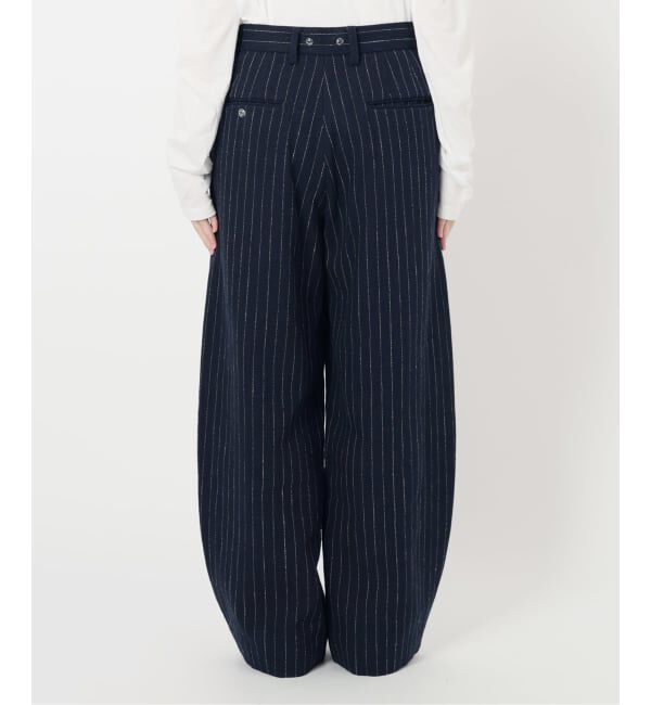 IENA「リネンコンサスペンダーワーカーズスラックス」|スラックス|