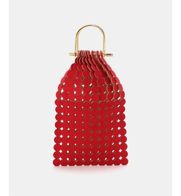 IENA LA BOUCLE「MARY AL TERNA/メアリ オル ターナ MOON HAND バッグ」|ハンドバッグ|レッド