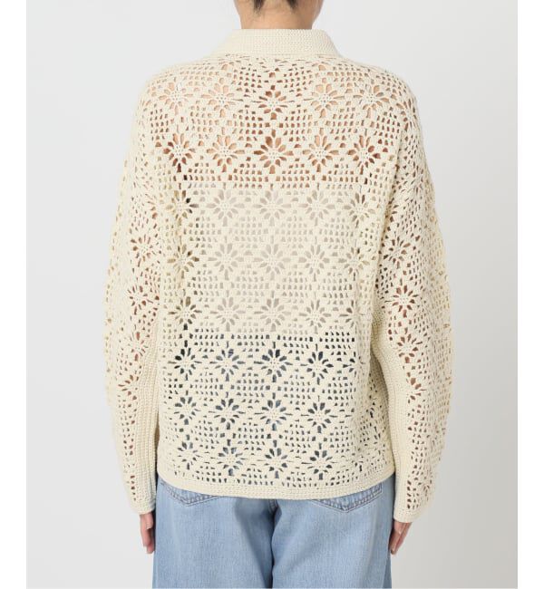 SLOBE IENA「LOGAN/ローガン SLOBE別注 クロシェカーディガン」|カーディガン|