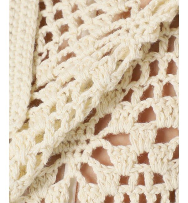 SLOBE IENA「LOGAN/ローガン SLOBE別注 クロシェカーディガン」|カーディガン|