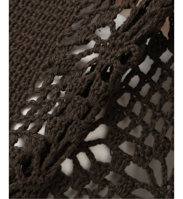 SLOBE IENA「LOGAN/ローガン SLOBE別注 クロシェカーディガン」|カーディガン|