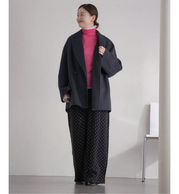 IENA「Super160 ショールカラーハーフコート」|その他|