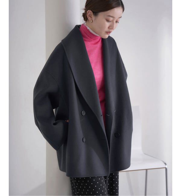 IENA「Super160 ショールカラーハーフコート」|その他|