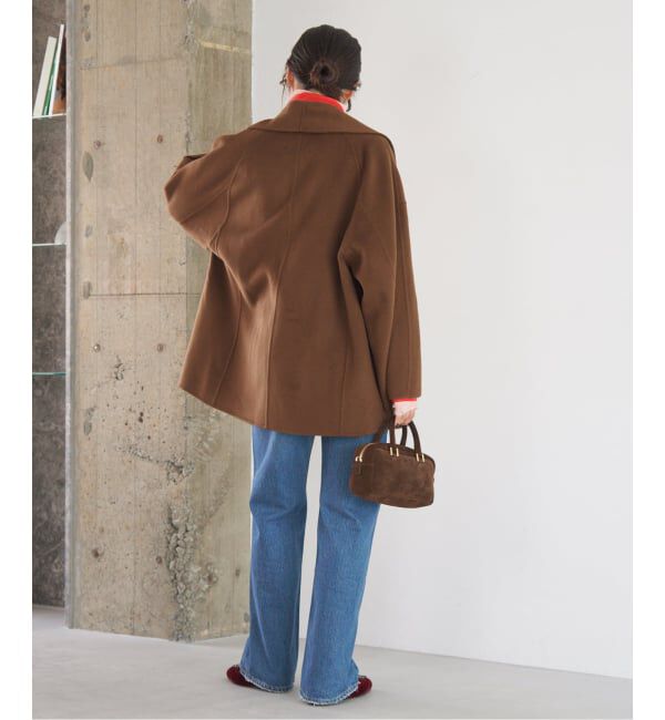 IENA「Super160 ショールカラーハーフコート」|その他|