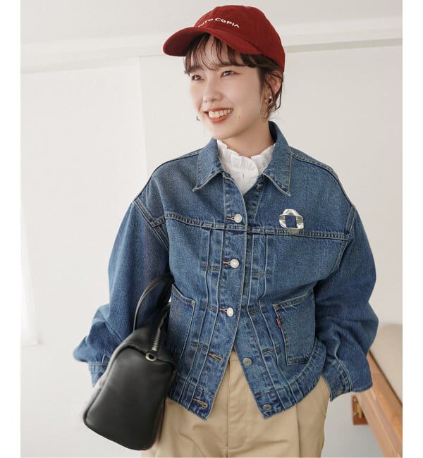 SLOBE IENA「Levi&rsquo;s/リーバイス SLOBE別注 BALLOON SLEEVE TRACKER デニムジャケット」|デニムジャケット|