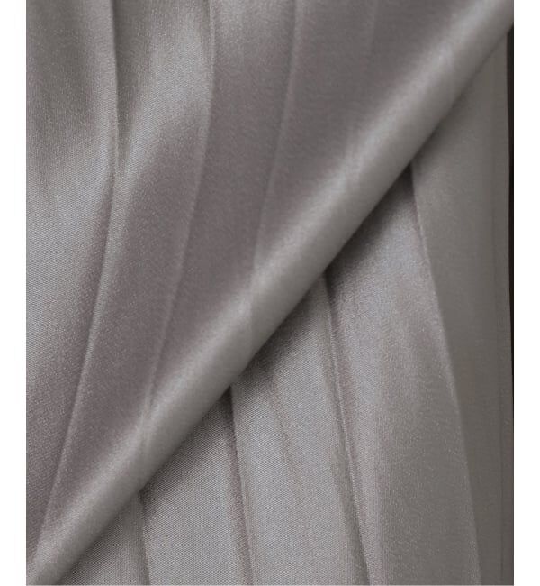 IENA「レザーライクサテンプリーツスカート」|スカート|