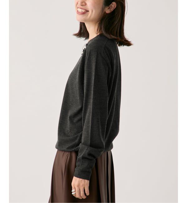 VERMEIL par iena「GLOW wool crew knit」|ニット・セーター|