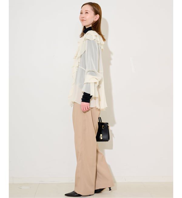 SLOBE IENA「フリルフリルブラウス」|シャツ・ブラウス|