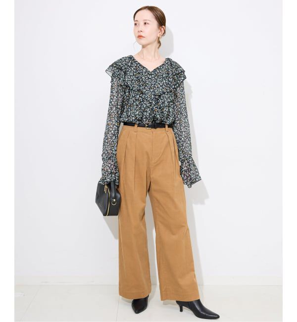 SLOBE IENA「フリルフリルブラウス」|シャツ・ブラウス|