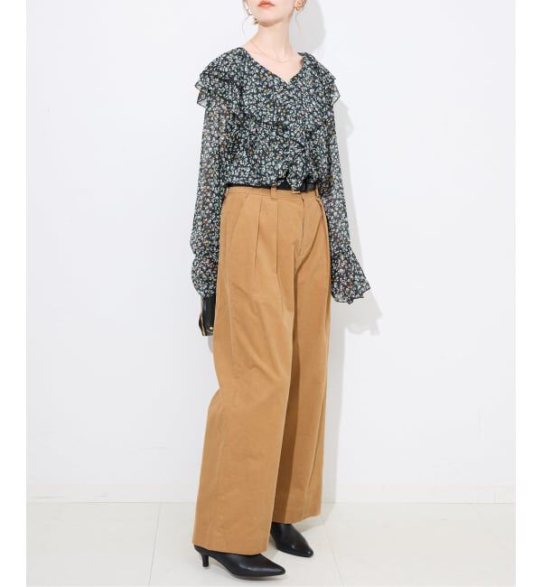 SLOBE IENA「フリルフリルブラウス」|シャツ・ブラウス|