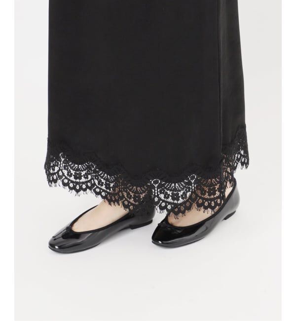 IENA「サテンレーススカート」|スカート|