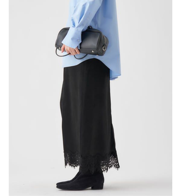 IENA「サテンレーススカート」|スカート|