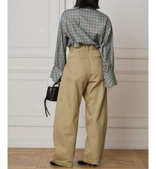 IENA LA BOUCLE「IENA LA BOUCLE コットンフロンタブルボウタイブラウス」|シャツ・ブラウス|